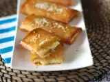 Feta Saganaki, řecký recept na křupky z fety a medu, foto 2
