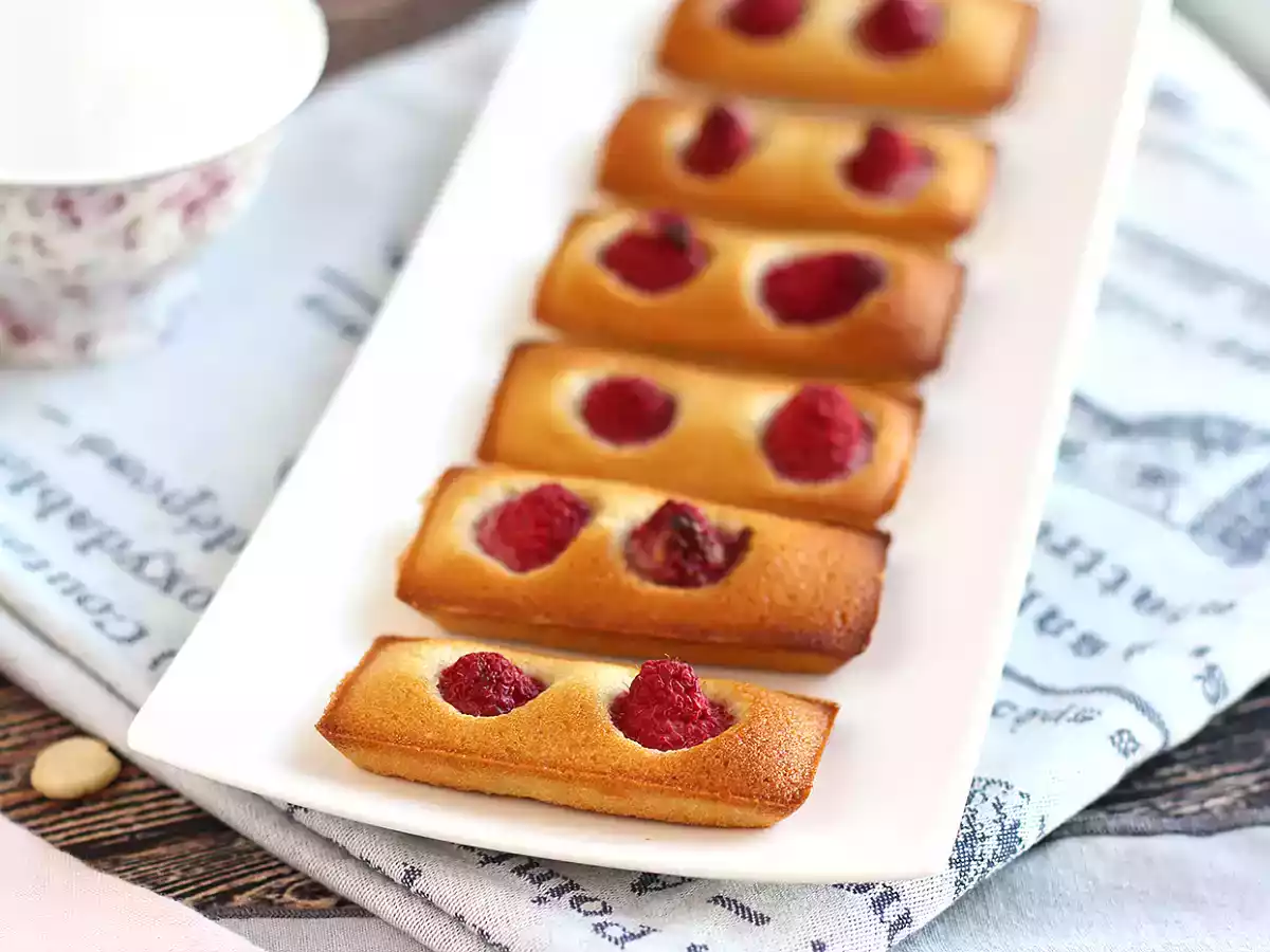 Financie s malinami, podrobný a snadný recept na přípravu - foto 6