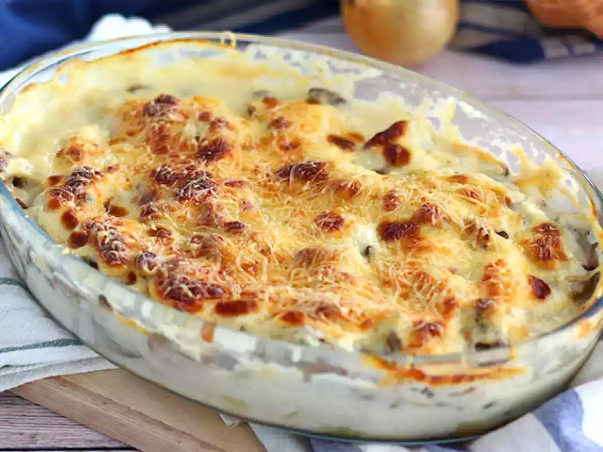 Gratin z ryb, jednoduchý a snadný recept