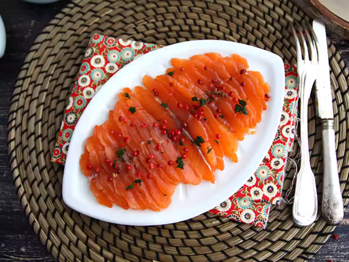 Gravlax, marinovaný losos po švédsku - foto 3