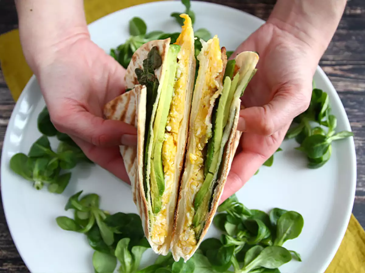 Grilovaný wrap ve stylu brunch – Tortilla Wrap Hack