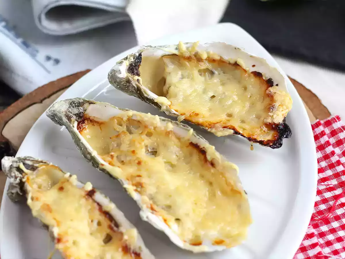 Gurmánské ústřice au gratin - foto 2