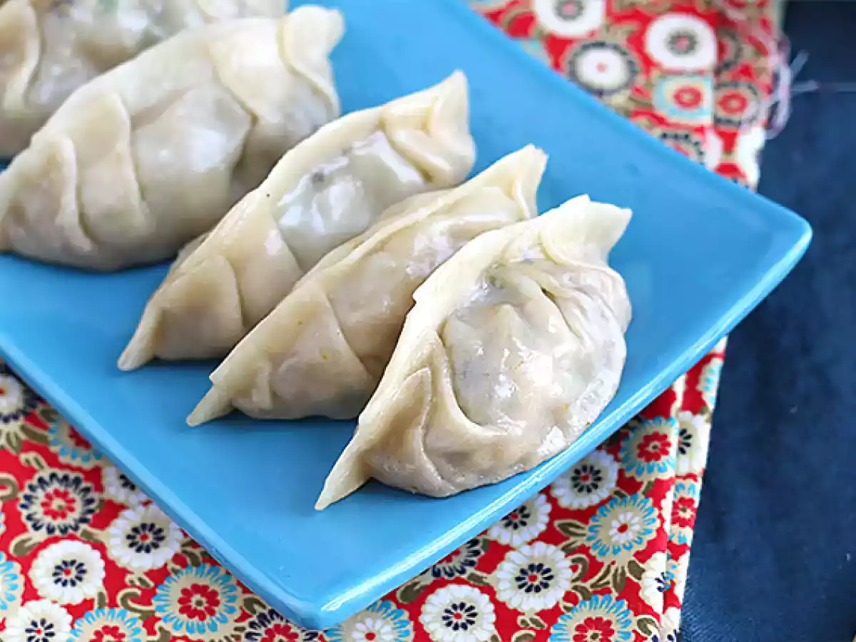 Gyozas s kuřecím masem, mrkví a houbami - foto 7