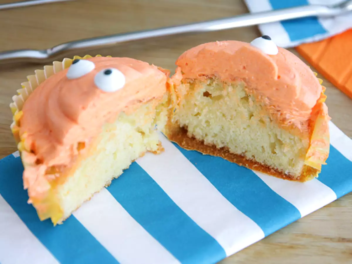 Halloweenové cupcakes v podobě příšerek - foto 4