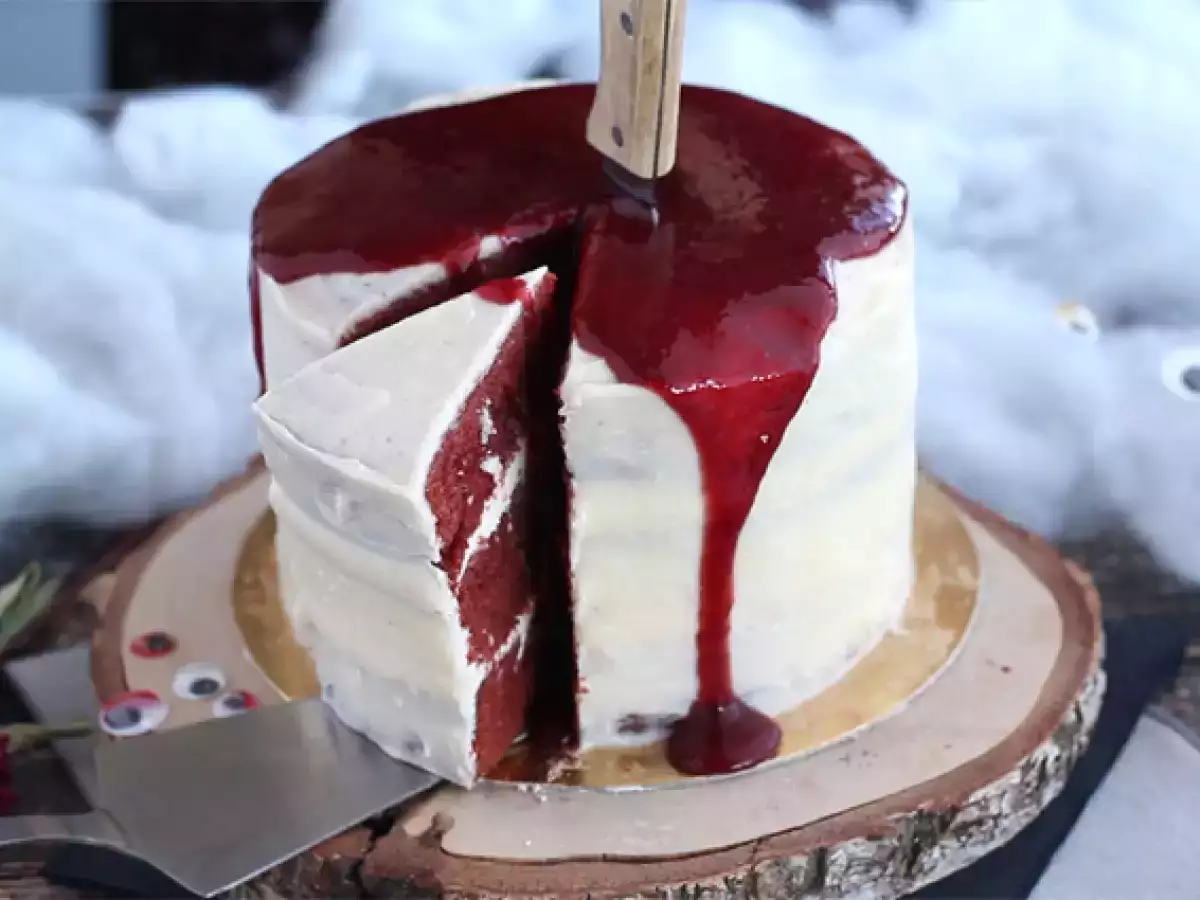 Halloweenský dort Red Velvet! - foto 2