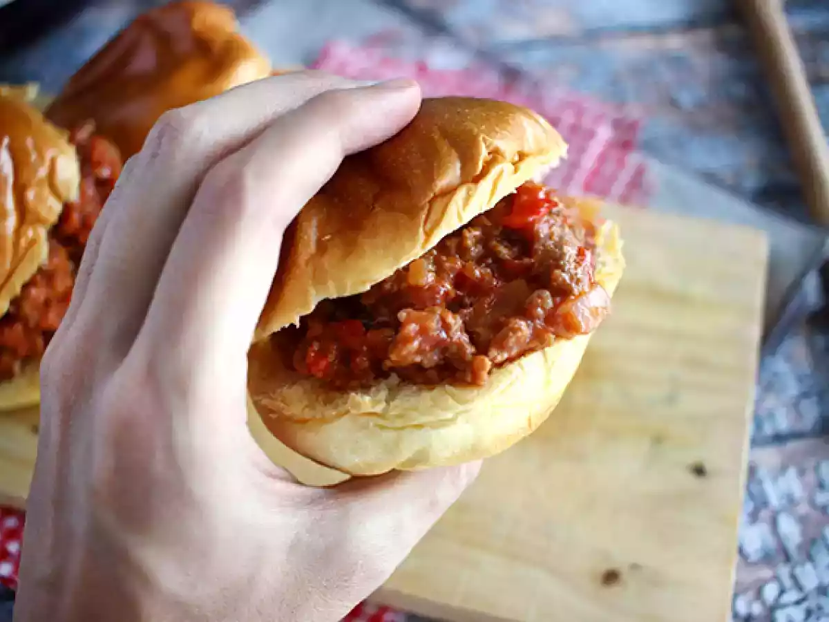 Hamburger ve stylu Sloppy Joes - foto 2