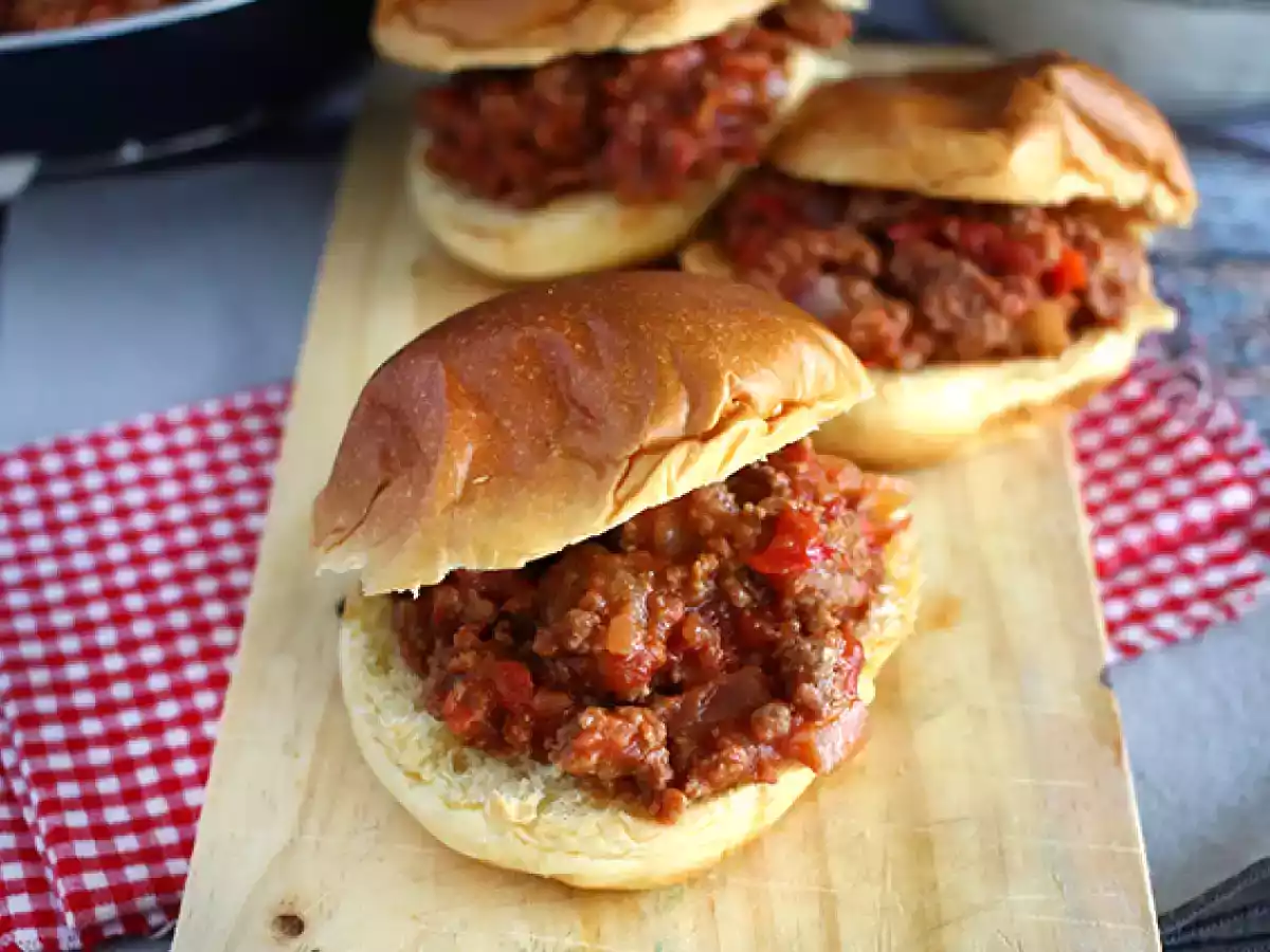Hamburger ve stylu Sloppy Joes - foto 3