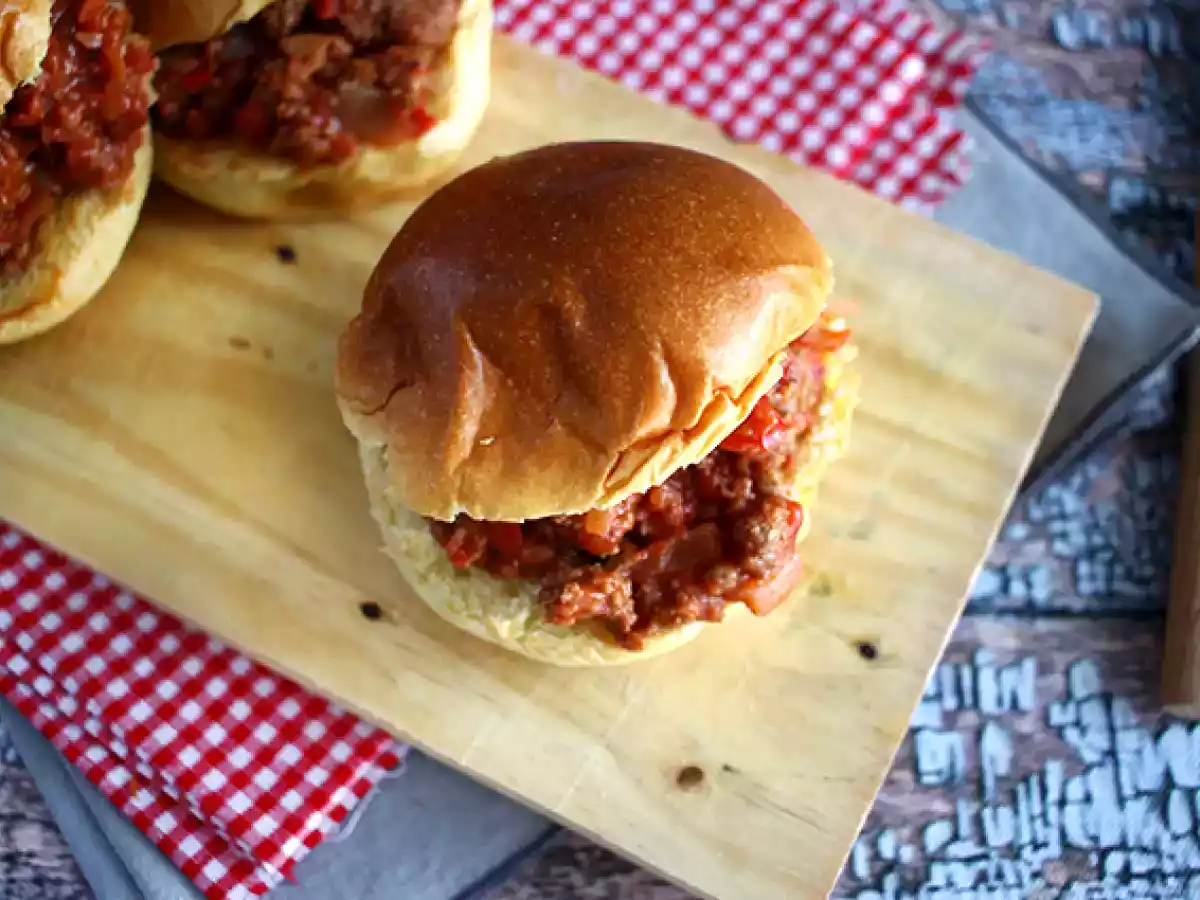 Hamburger ve stylu Sloppy Joes - foto 4