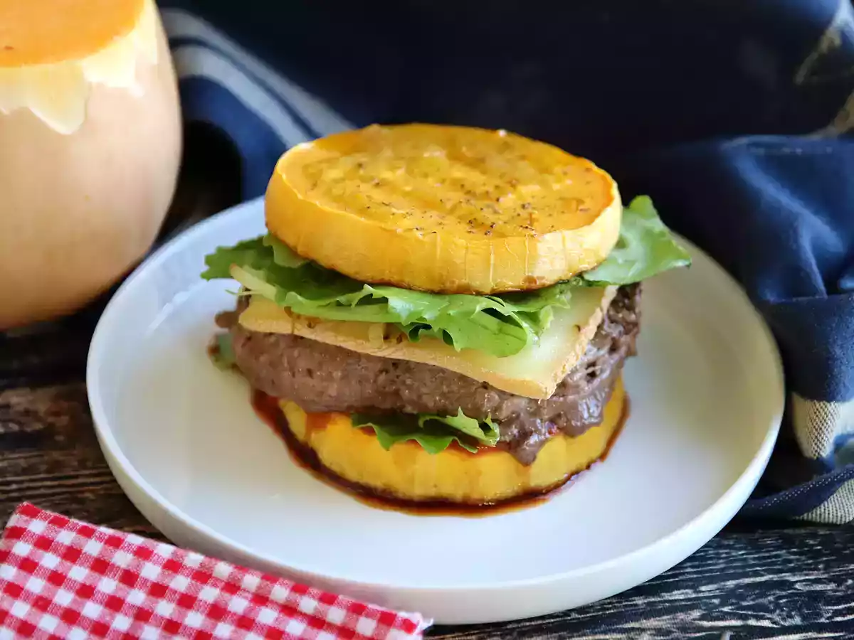 Hamburgery z máslové dýně (zaručeně bez chleba!) - foto 4