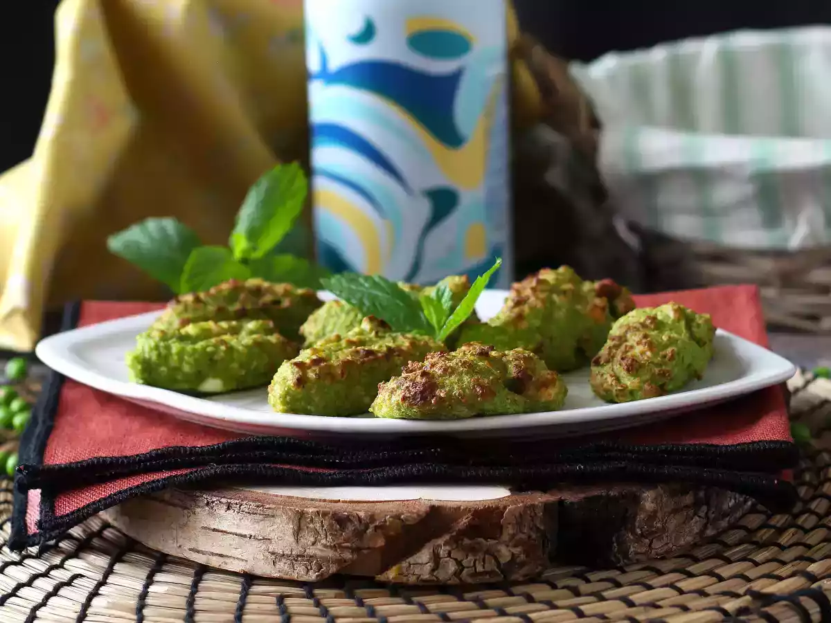 Hráškové a feta karbanátky ve fritéze: chutné a velmi rychlé na přípravu! - foto 4