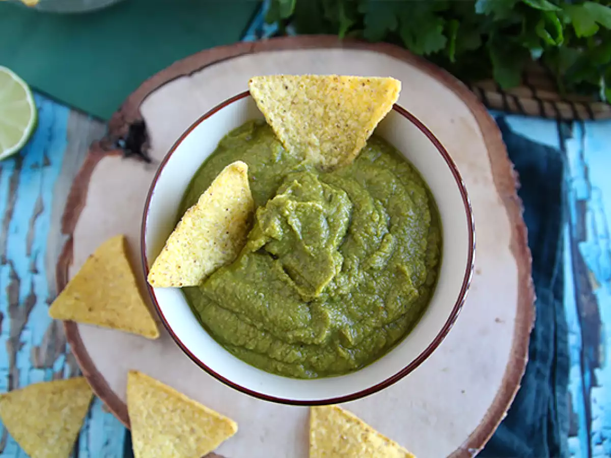 Hráškové guacamole s limetkou - foto 4