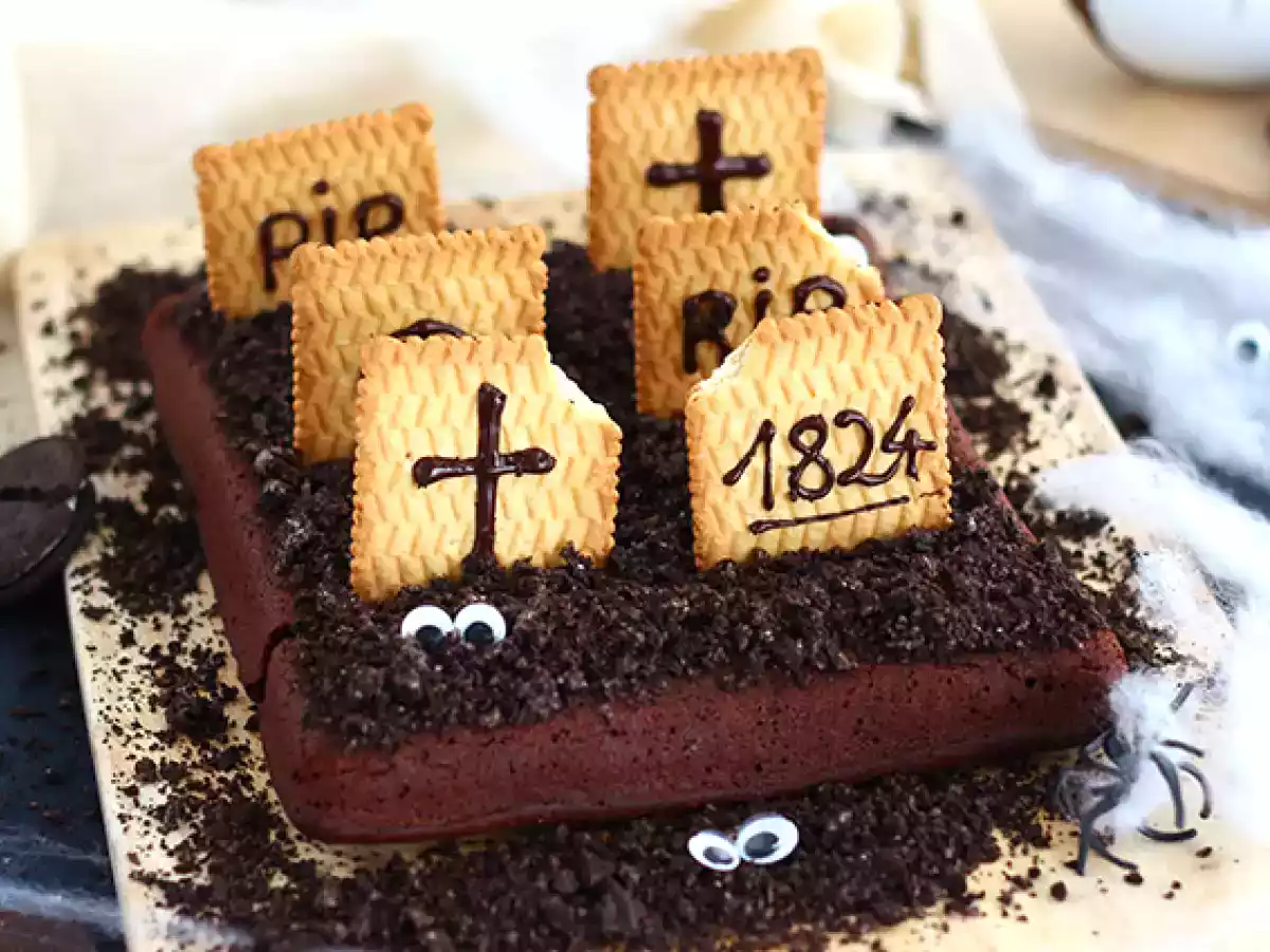 Hřbitovní brownie na Halloween - foto 2