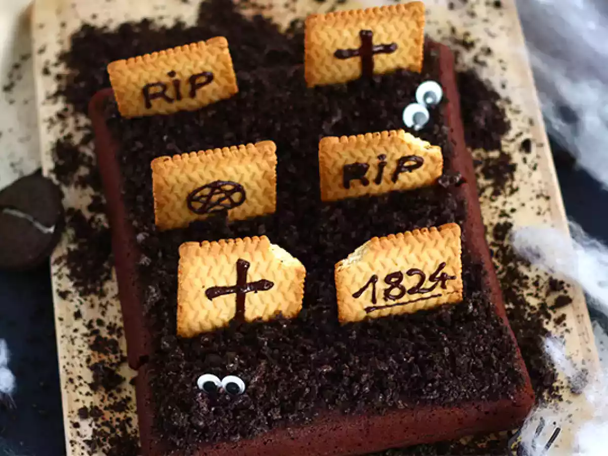 Hřbitovní brownie na Halloween - foto 3