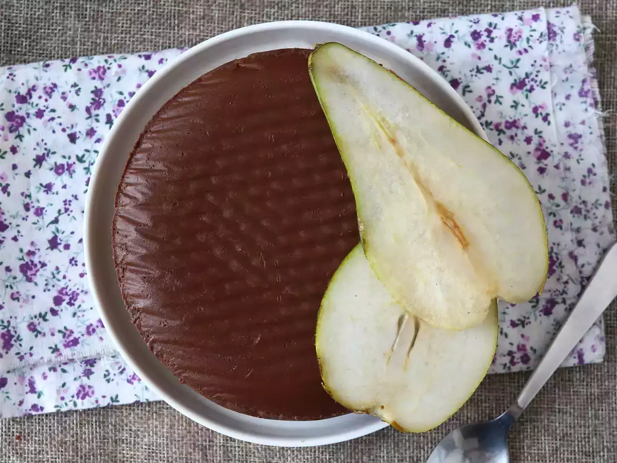 Hruškový čokoládový fudge: snadný dezert ze 2 ingrediencí! - foto 4