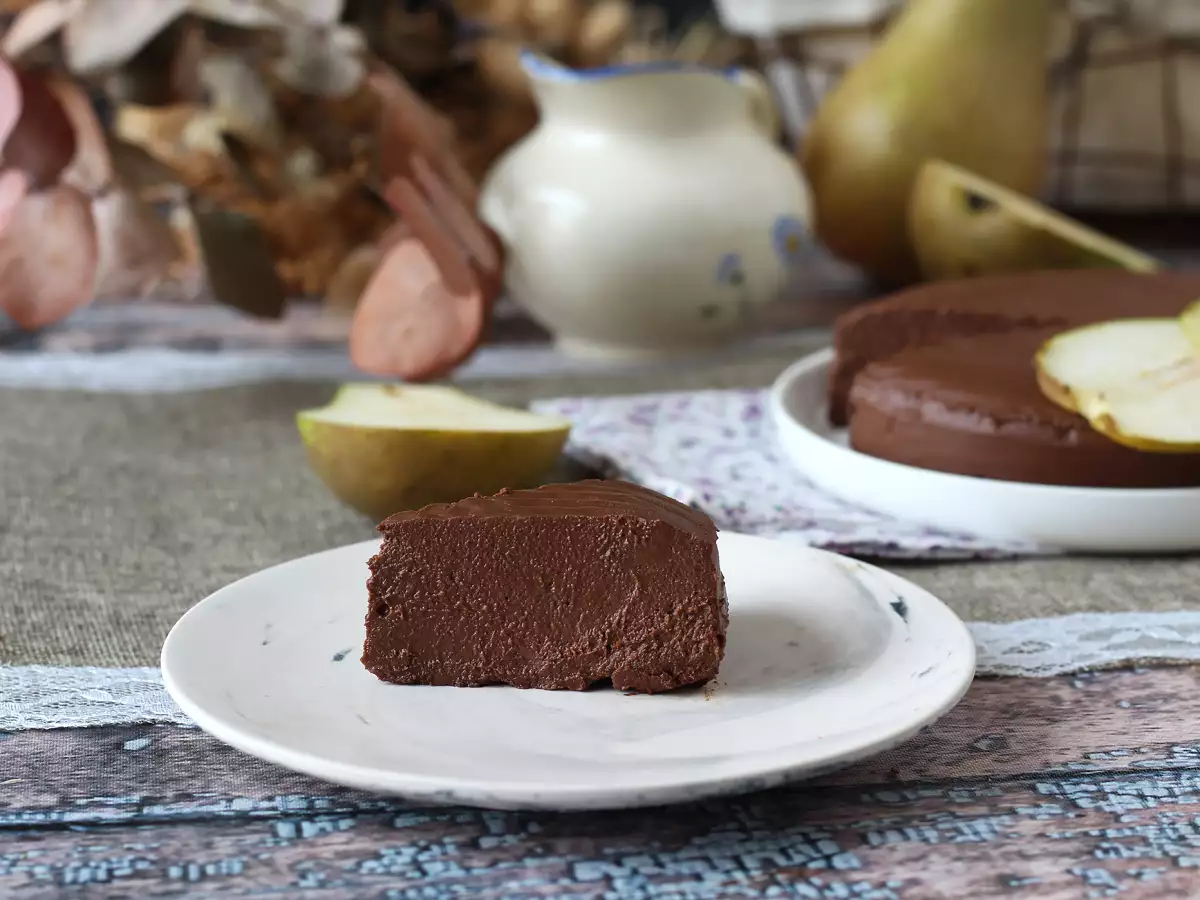 Hruškový čokoládový fudge: snadný dezert ze 2 ingrediencí! - foto 5