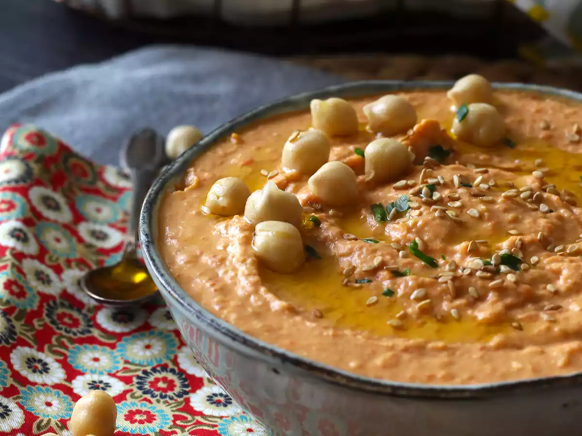 Hummus z červené papriky - foto 3