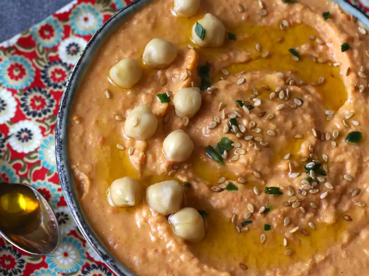 Hummus z červené papriky - foto 4