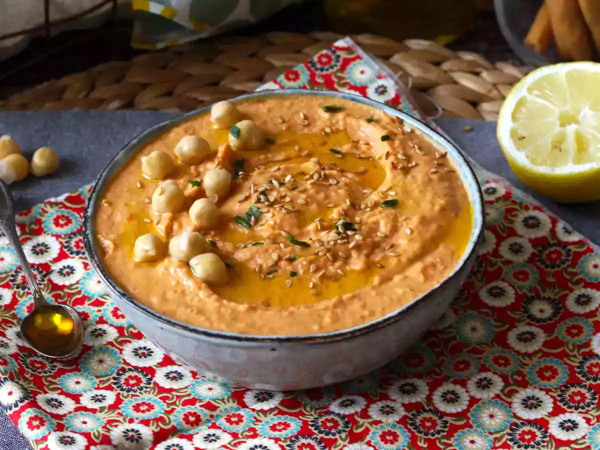 Hummus z červené papriky - foto 5