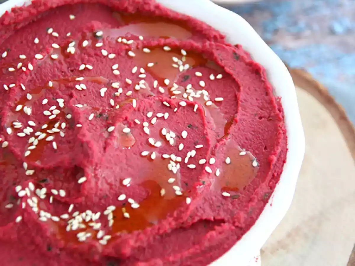 Hummus z červené řepy - foto 2
