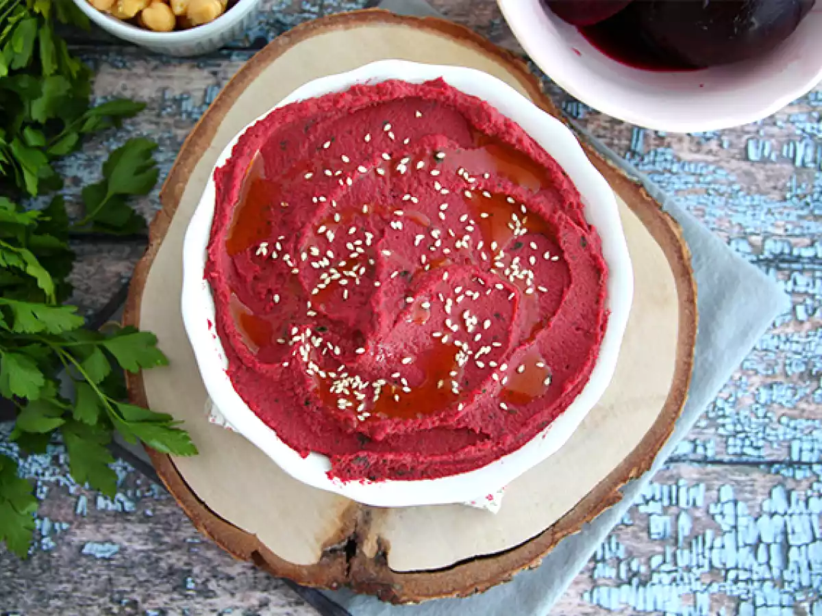 Hummus z červené řepy - foto 3