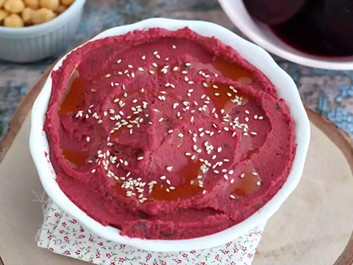Hummus z červené řepy - foto 4