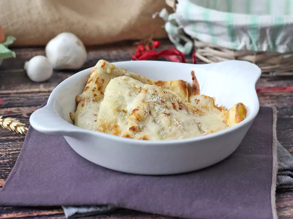 Italské palačinky s ricottou a houbami: dokonalý krémový vegetariánský recept pro každou příležitost - foto 4
