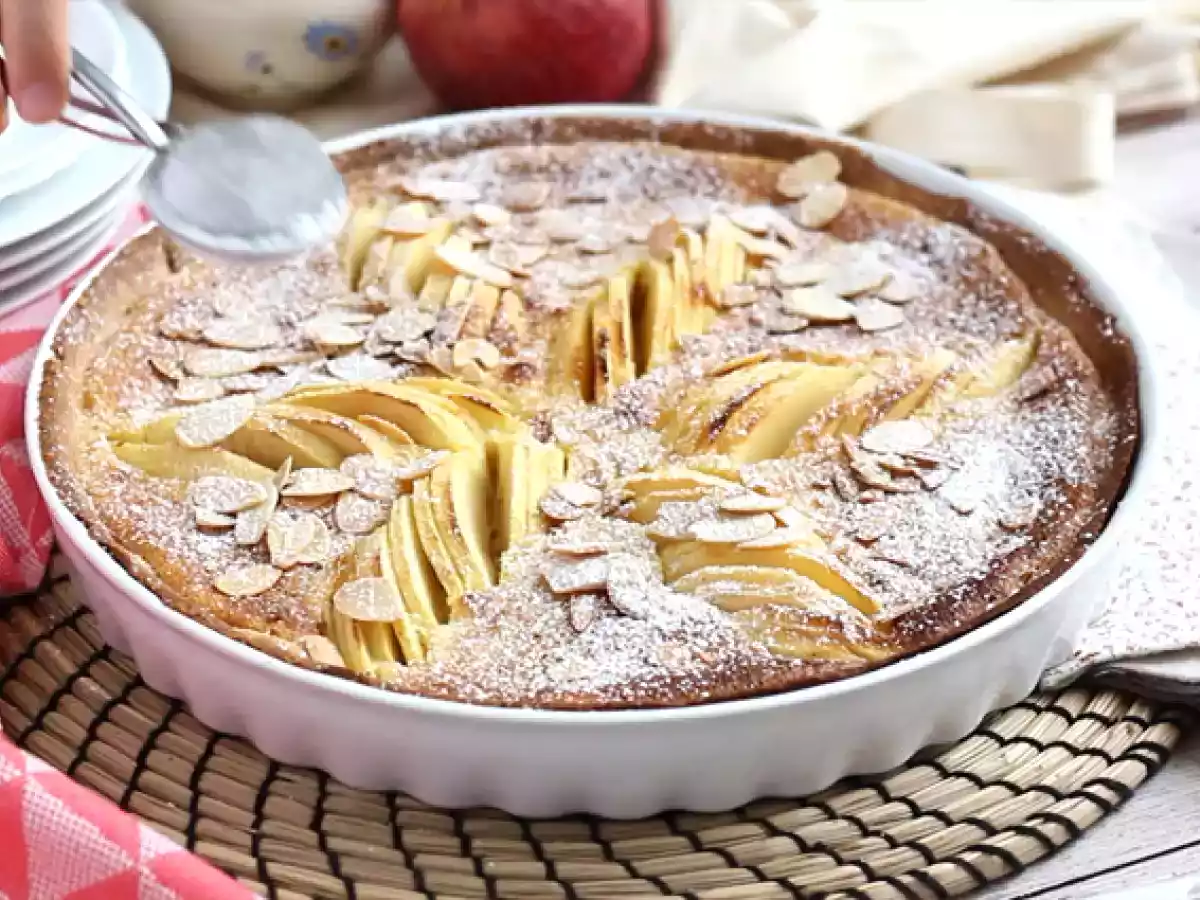 Jablečný a mandlový koláč (Tarte normande) - foto 6