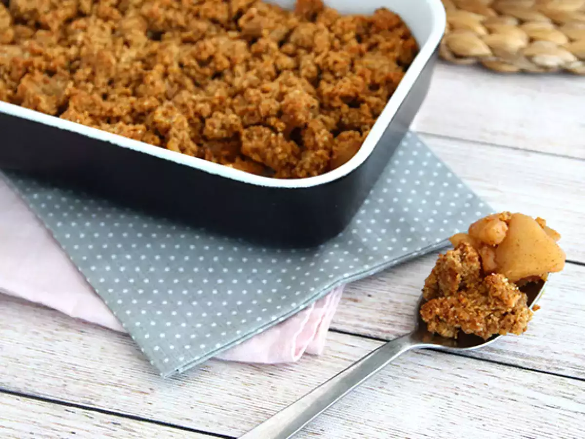 Jablečný crumble (veganský a bezlepkový) - foto 2