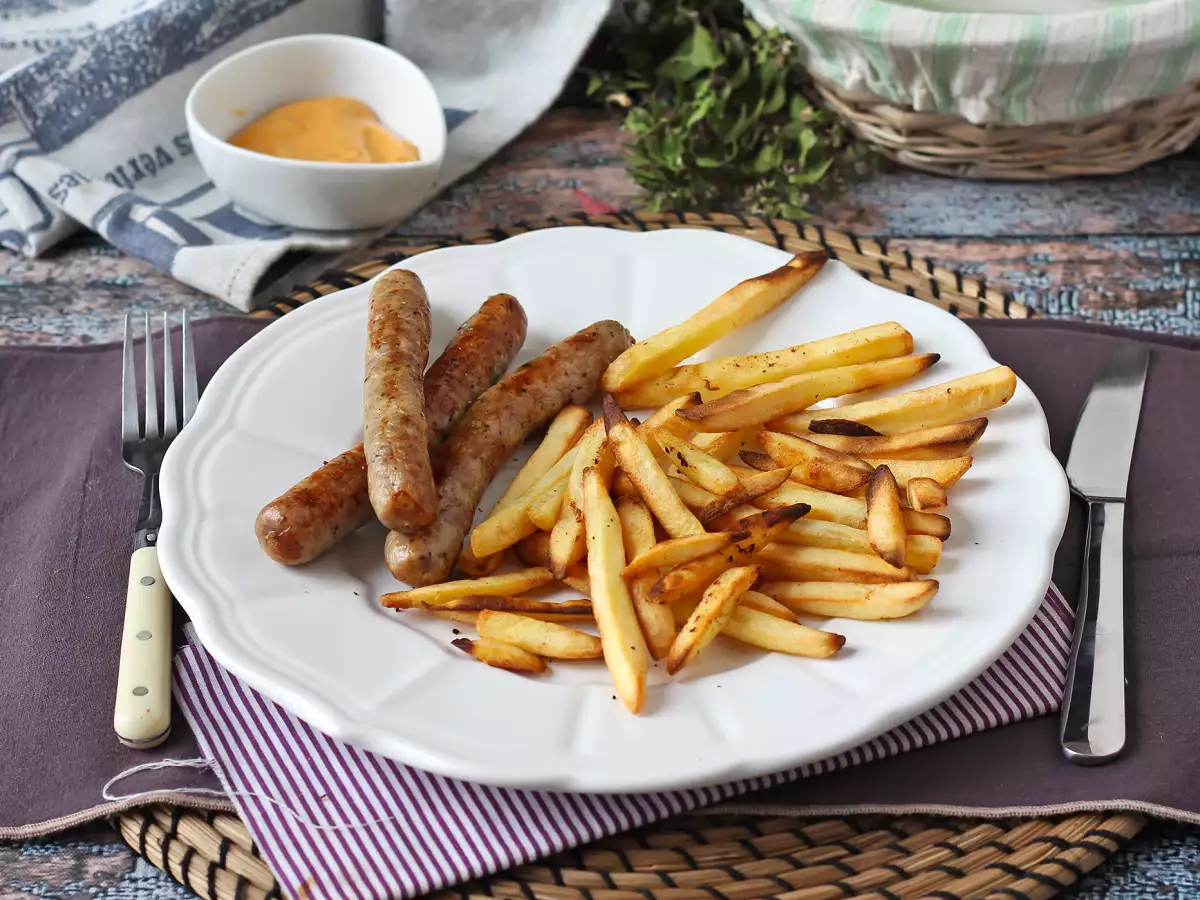 Jak připravit klobásy v horkovzdušné fritéze? - foto 5