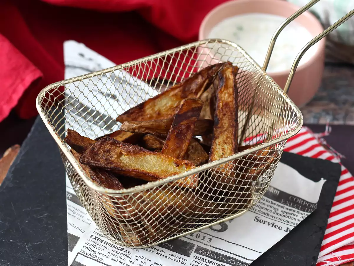 Jak připravit suché a křupavé hranolky v horkovzdušné fritéze?