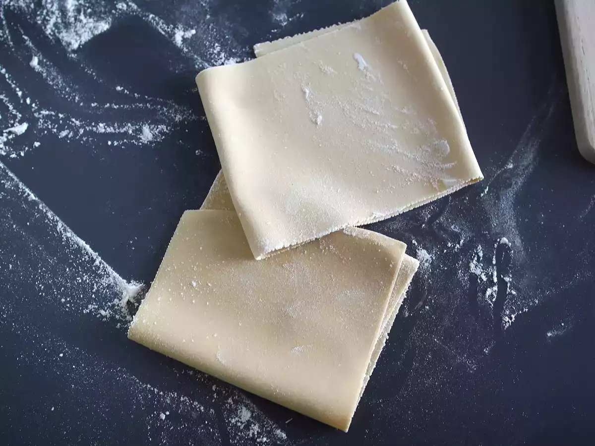 Jak připravit vaječné těstoviny na lasagne - foto 4