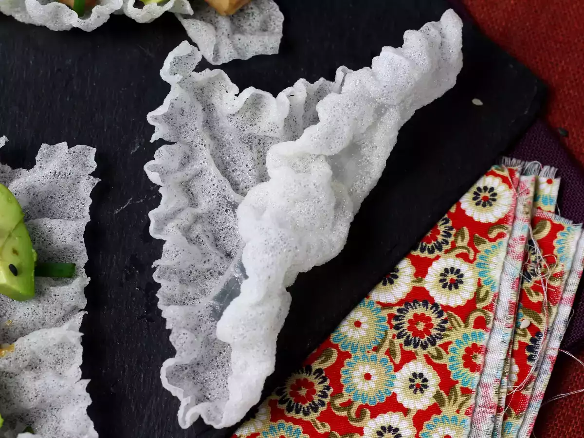 Jak se dělají křupky z rýžového papíru? - foto 3