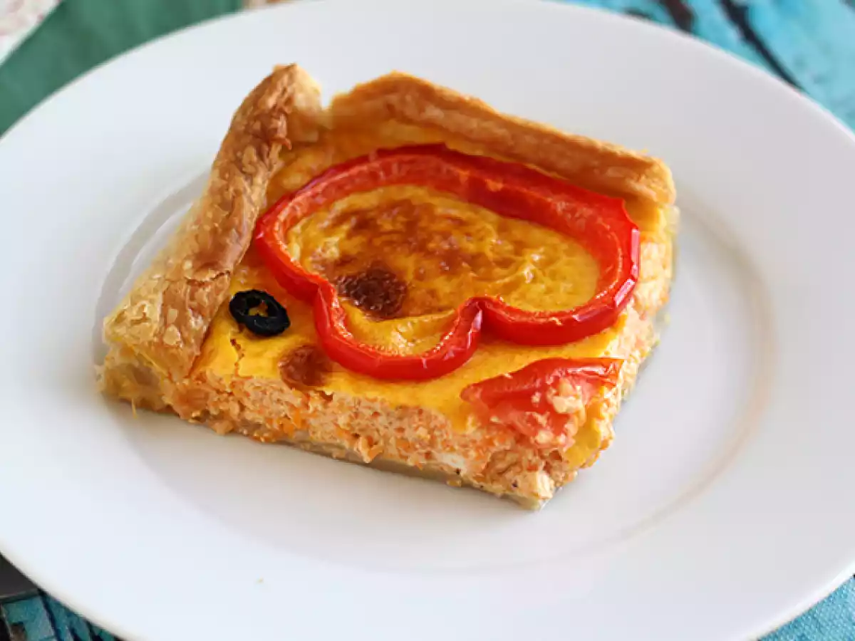 Jarní mrkvový quiche - foto 4