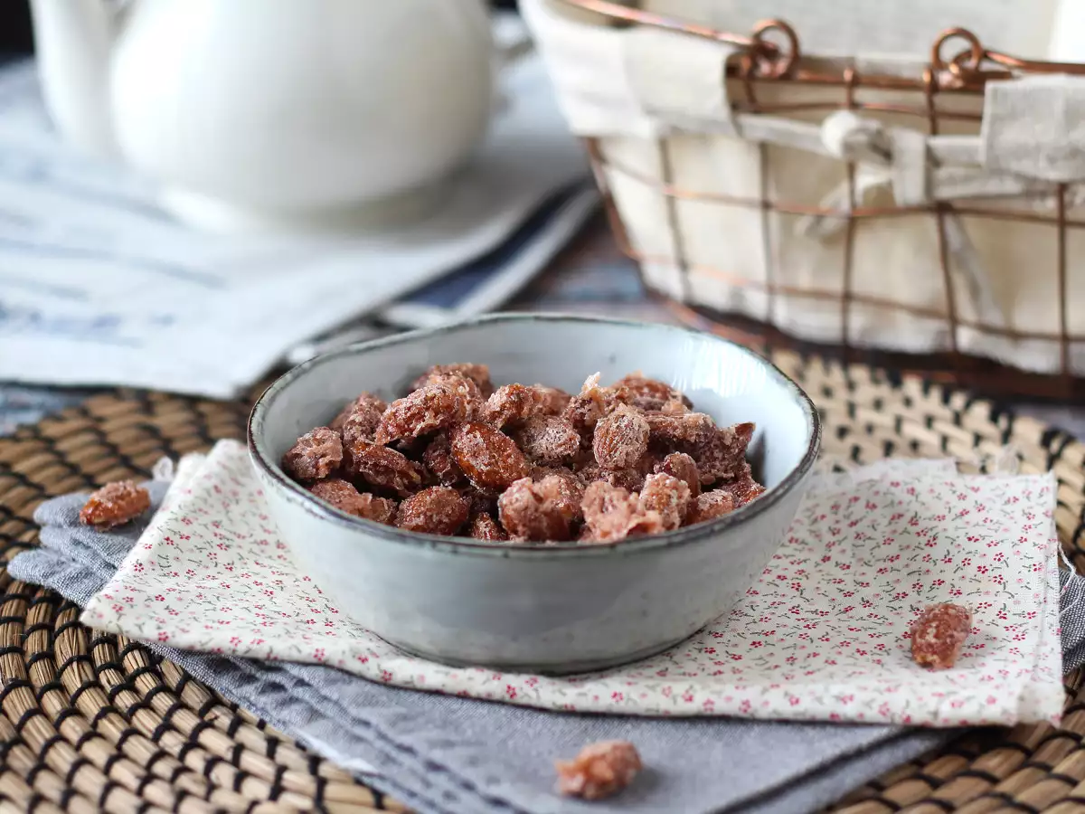 Karamelizované mandle v horkovzdušné fritéze (pralinky) - foto 2