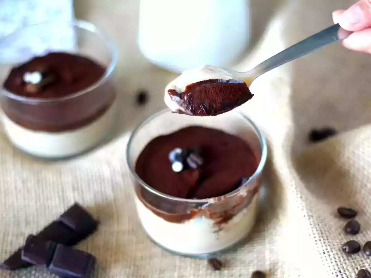 Kávový krém s ganache a kakaem - foto 2