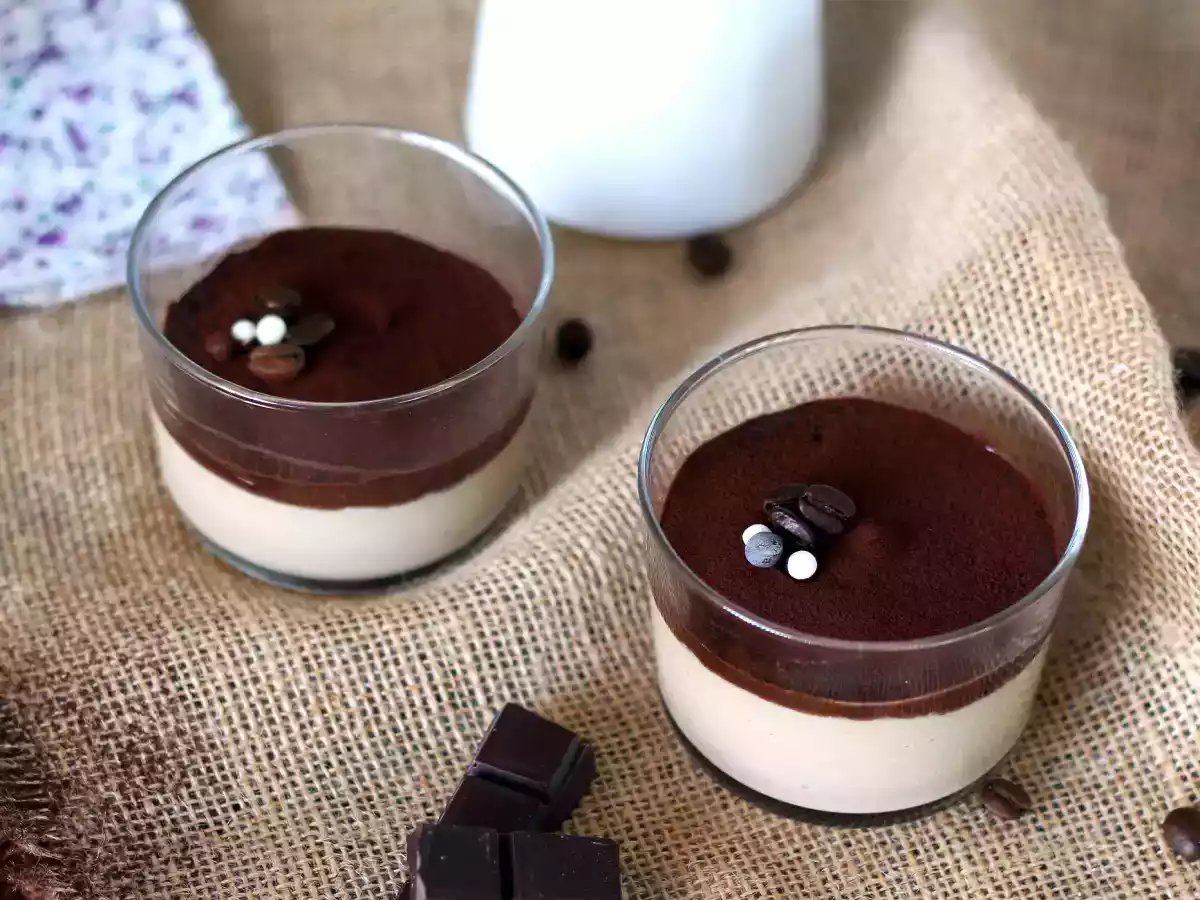 Kávový krém s ganache a kakaem - foto 3