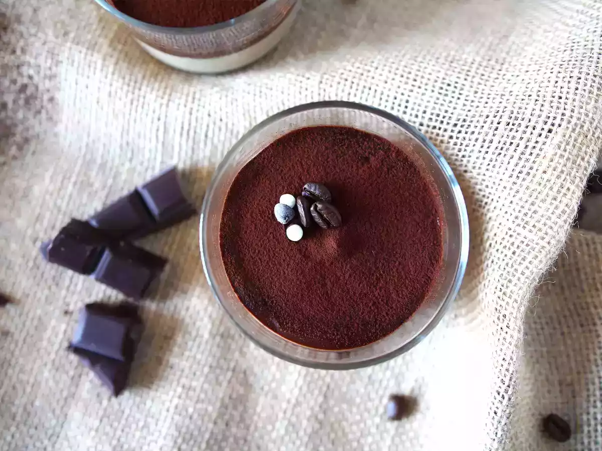 Kávový krém s ganache a kakaem - foto 4