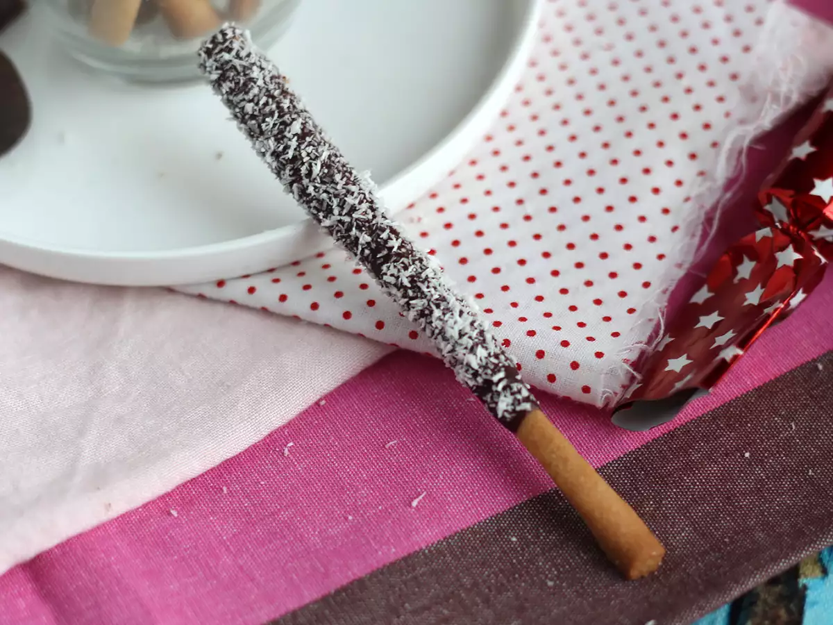 Kokosové tyčinky Mikado - foto 3