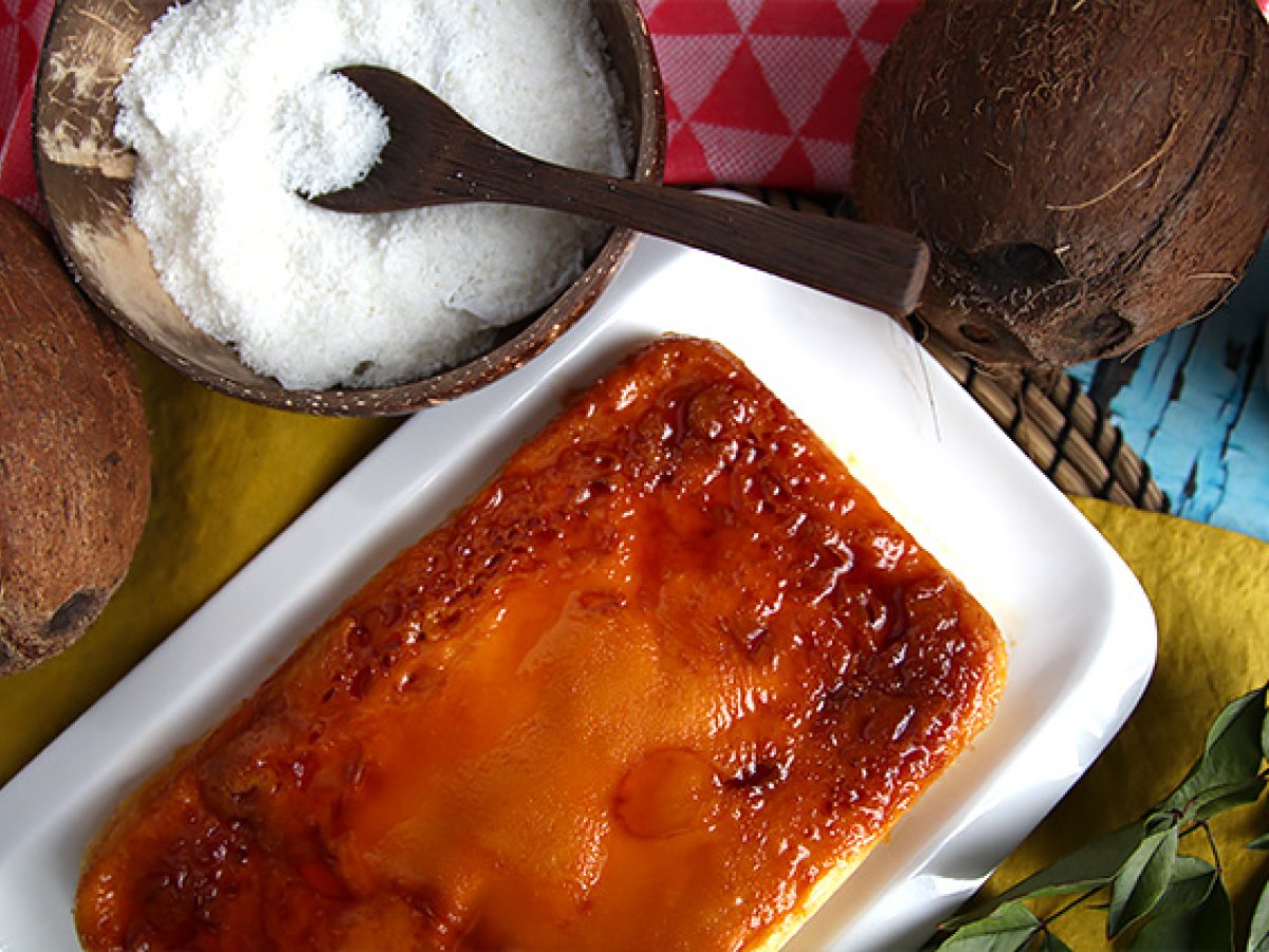 Kokosový flan v mikrovlnné troubě za 8 minut