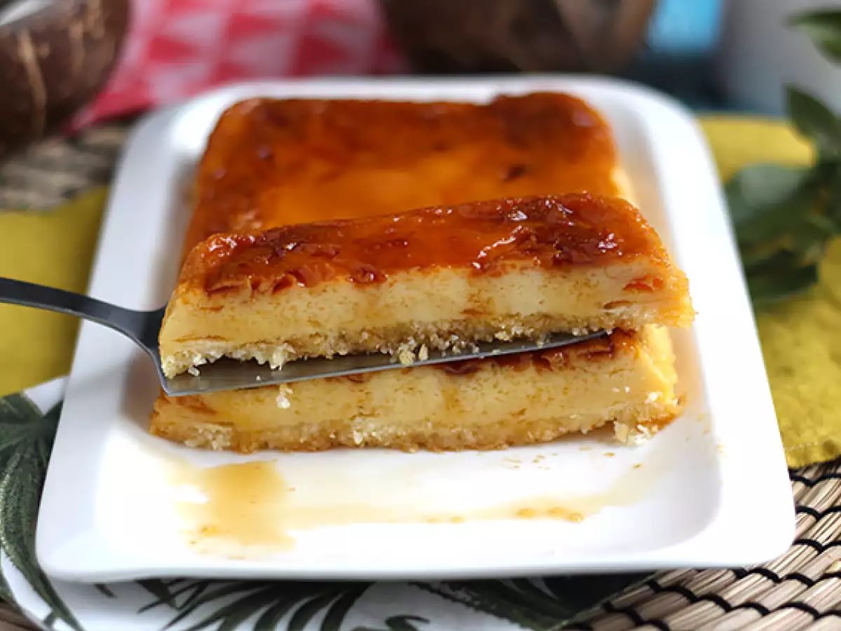 Kokosový flan z mikrovlnné trouby za 8 minut - foto 5