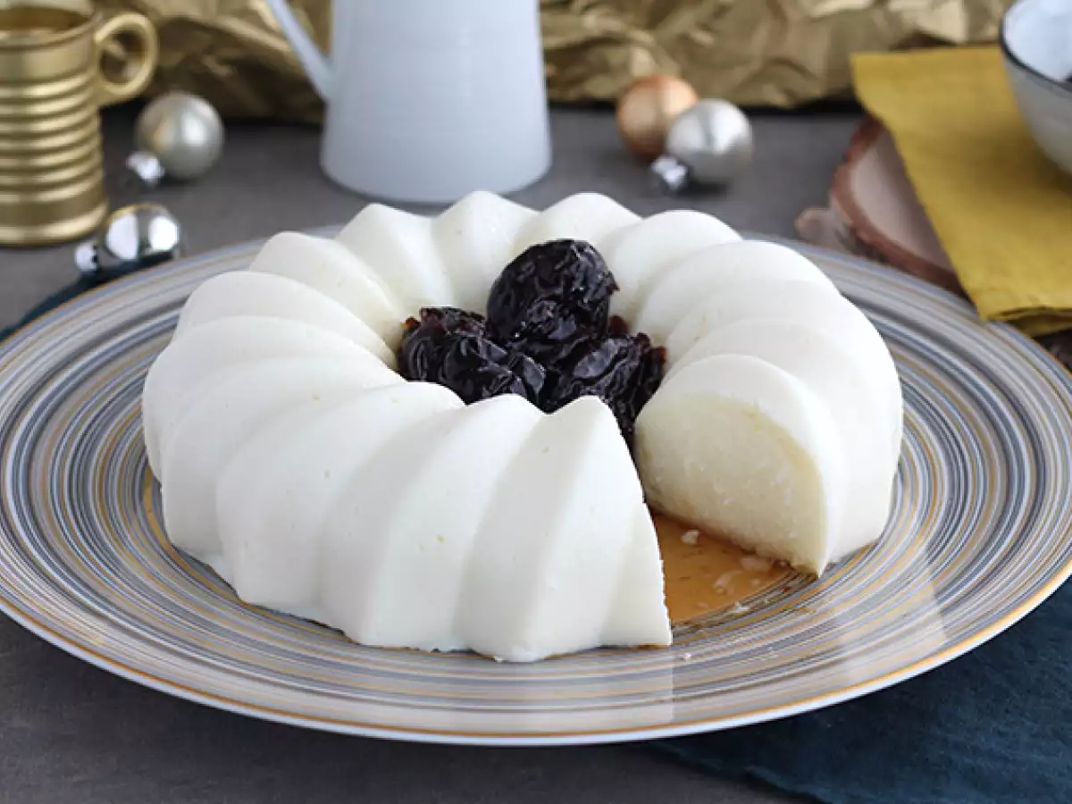 Kokosový pudink s omáčkou ze sušených švestek - foto 5