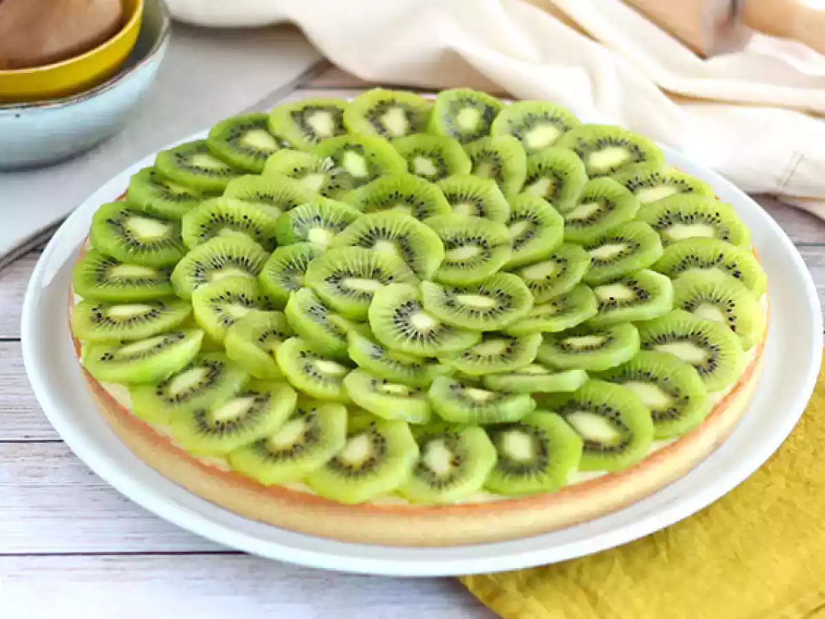 Koláč s kiwi (rychlý a snadný) - foto 2