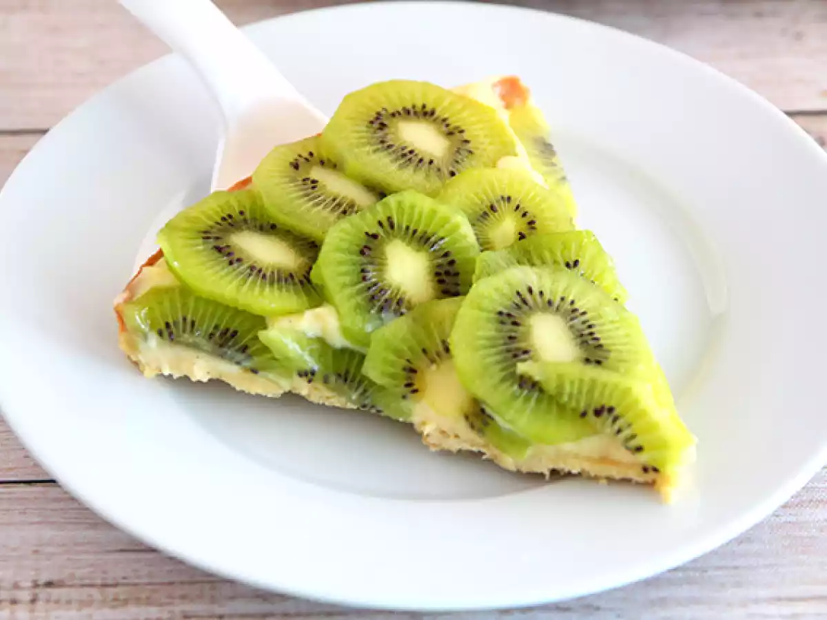 Koláč s kiwi (rychlý a snadný) - foto 4