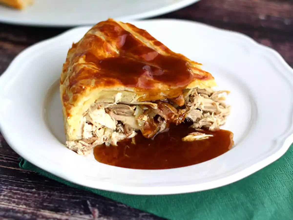 Koláč z perliček s foie gras