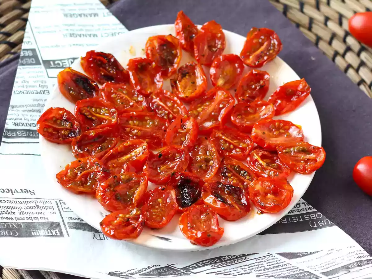 Konfitovaná rajčata ve fritéze - foto 3