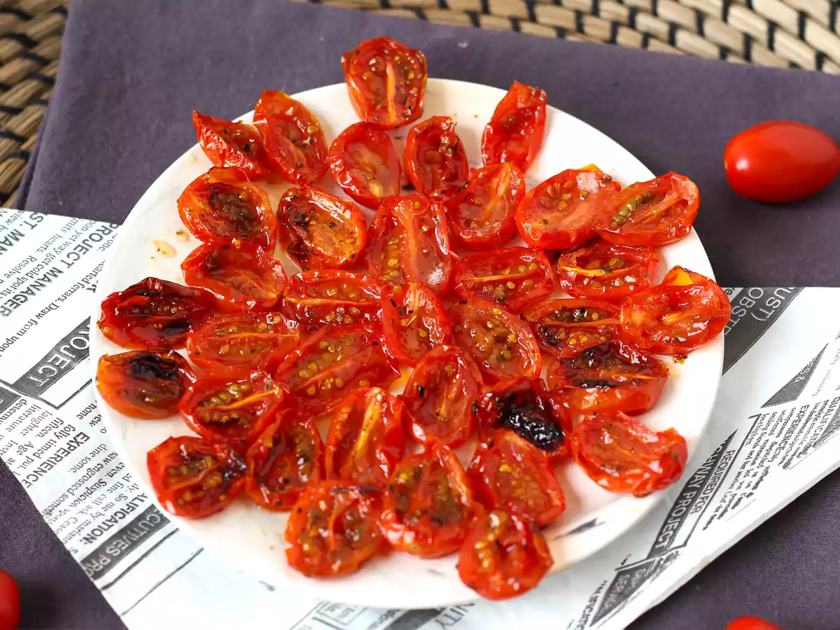Konfitovaná rajčata ve fritéze - foto 4