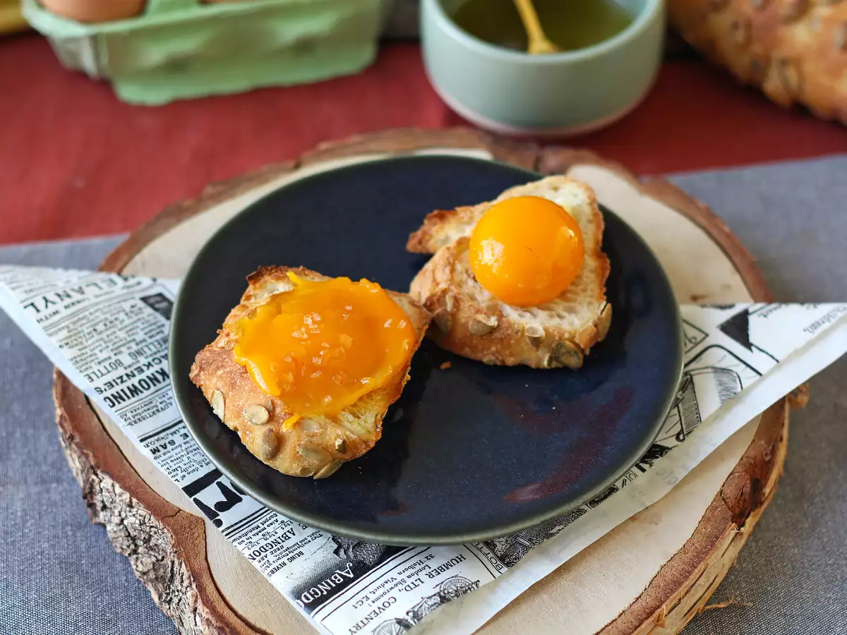 Konfitované žloutky z horkovzdušné fritézy na pomazánku - foto 7