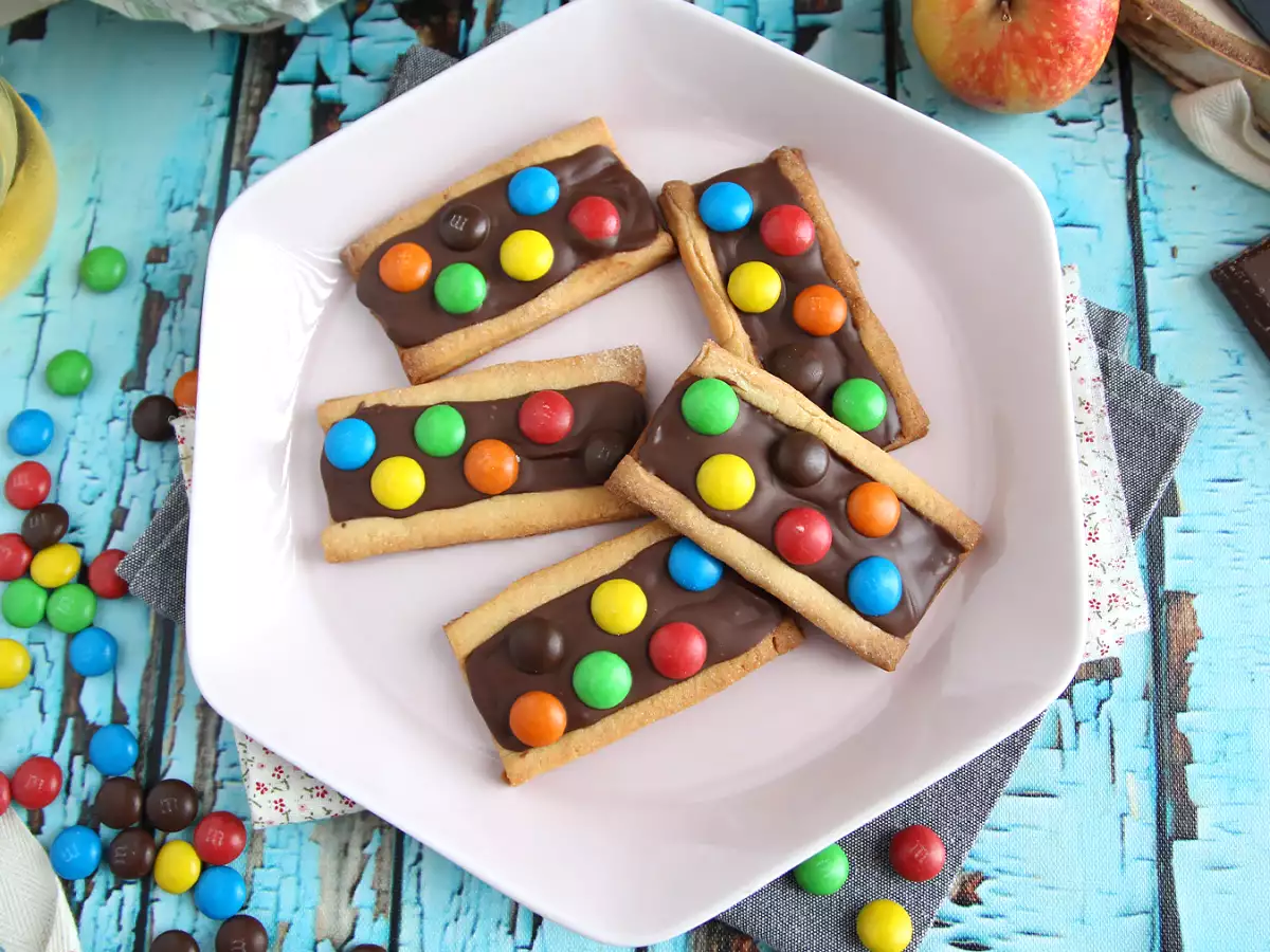 Křehké sušenky s m&m's - foto 3