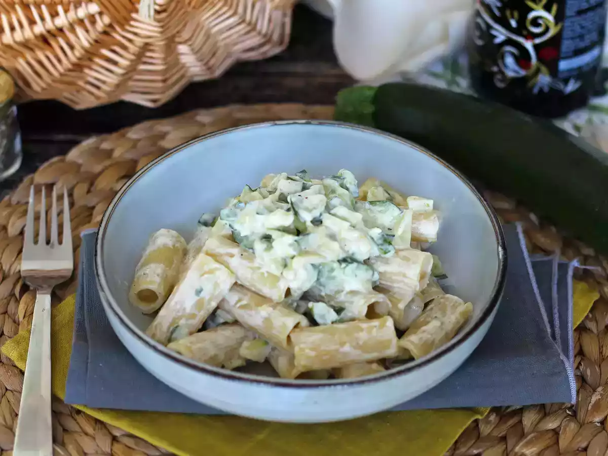 Krémové těstoviny s cuketami: chutný a velmi rychlý recept - foto 2