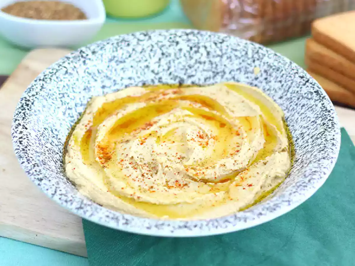 Krémový libanonský hummus